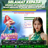 PG GAME MERMAID RICHES 11 JT DI BAYAR LUNAS !!!