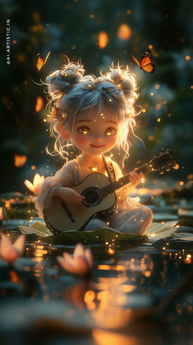 surajarts a cute silver haired little baby girl in 3d animation 6e3232b1 8384 47da bb0a 842e40c0d6a2.jpg