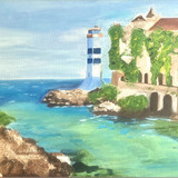 Lighthouse of algarve 51x41 £300