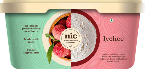 Refreshing Lychee Ice Cream with Real Fruit | NIC Ice Creams.1
