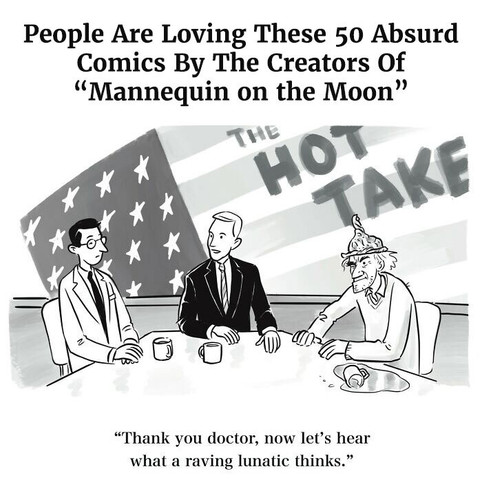 one panel funny hilarious comics funny two artists mannequinonthemoon.jpg