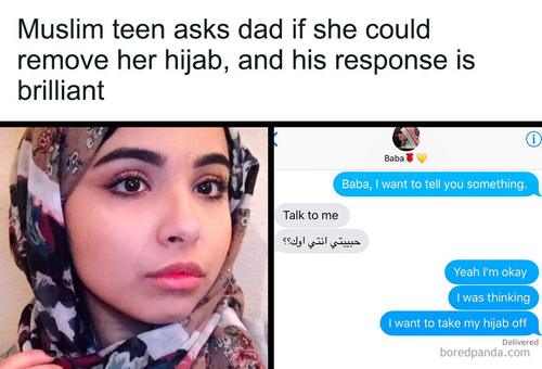 muslim teen asks dad if she could remove her hijab after someone tells her that dad would beat her.jpg