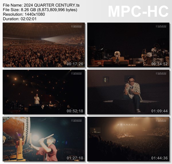 [TV-Variety] コブクロ25周年記念ツアー「QUARTER CENTURY」大阪公演 (フジテレビTWO 2025.03.02)