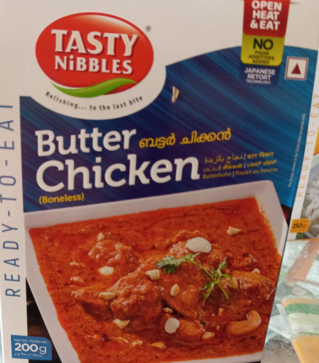 Tasty Nibbles Ready To Eat Butter Chicken,200g