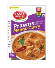Tasty Nibbles Ready To Eat Prawns Mango Curry,200g