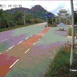 看后面这建筑，火葬场？.gif