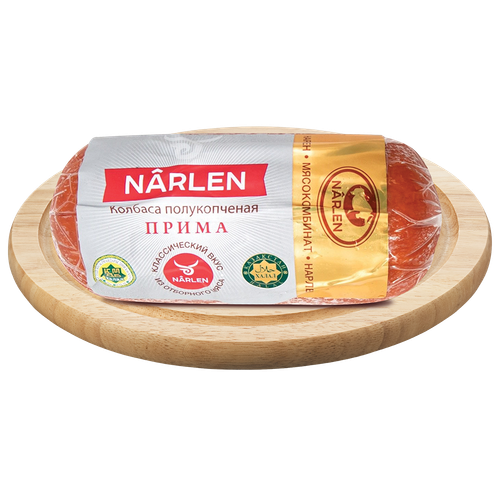 4870212871271 338063 КОЛБАСА НАРЛЕН ПРИМА ОСОБАЯ ГАЛСТУК ХАЛАЛ П К 350ГР В У.png