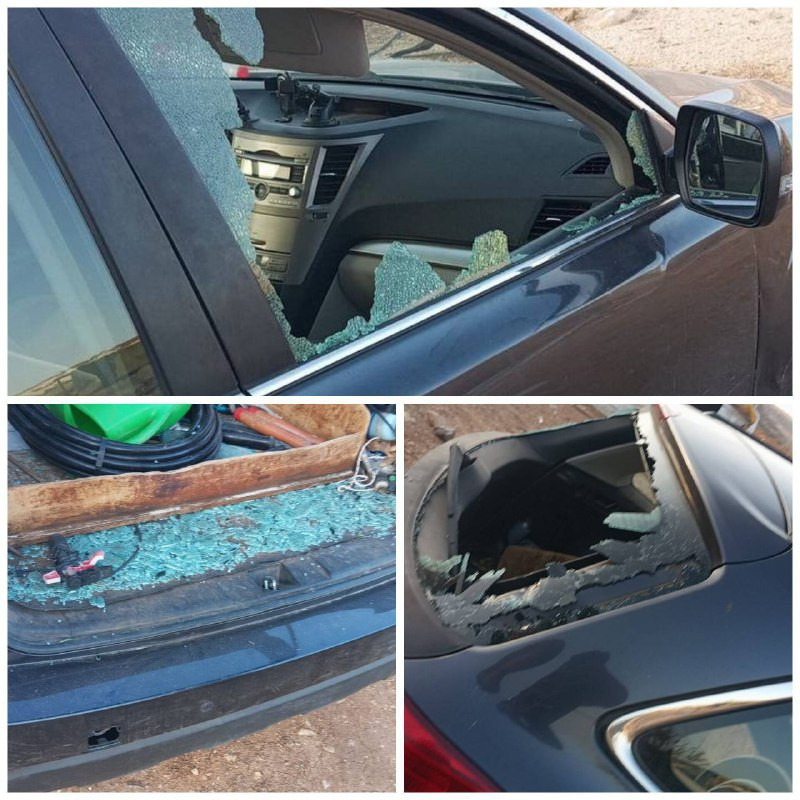 إصابات وتحطيم مركبات خلال هجوم المستوطنين على تجمع خلة السدرة البدوي شمال شرق القدس المحتلة....