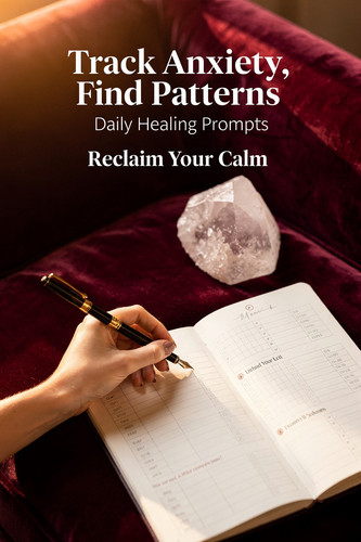 Zainab Lunje Flat lay on velvet cushion with printable mood tracker journal op 19efadbe 7a86 42e0 b3.1
