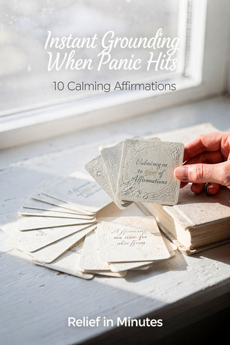 Zainab Lunje Cozy windowsill with printable affirmation cards fanned beside op 361bab54 8963 4358 93.1