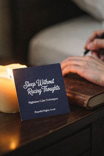 Zainab Lunje Angled shot of printable quote card propped against lit candle on b754dee8 3cf0 453e 8c.1