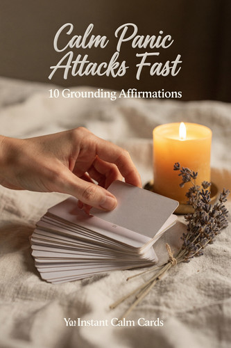 Zainab Lunje Close up of hand selecting affirmation card from fanned stack on 295b8413 1a05 444d 977.1