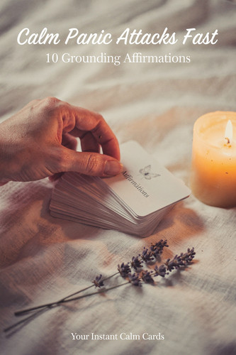 Zainab Lunje Close up of hand selecting affirmation card from fanned stack on 41d9481c 2c20 4956 87d.1