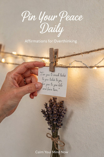 Zainab Lunje Close up angled view of hand pinning printable quote card to twin b4e12d7a 5532 4708 be.1