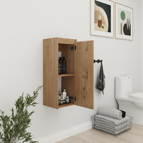 Bathroom Side Cabinet In 12 36 Inch%2C Floating Side Cabinet With Soft Close Door and Shelf.jpg