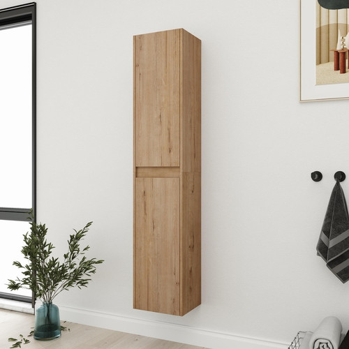 Bathroom Side Cabinet In 12 36 Inch%2C Floating Side Cabinet With Soft Close Door and Shelf.jpg