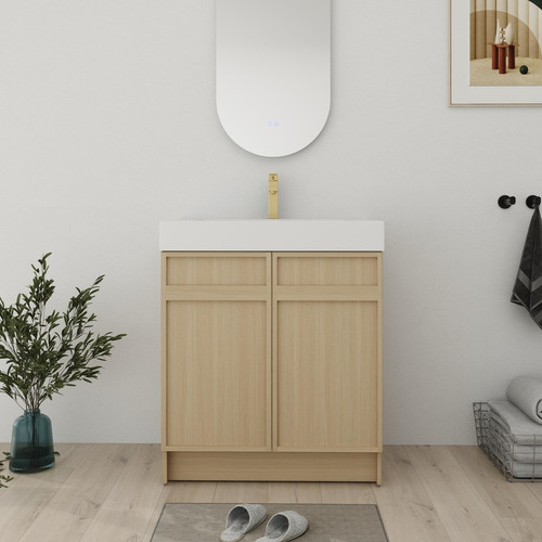 Bathroom Vanity With Sink In 24 30 36 Inch%2C Freestanding Bathroom Vanity With Soft Close Door and .jpg