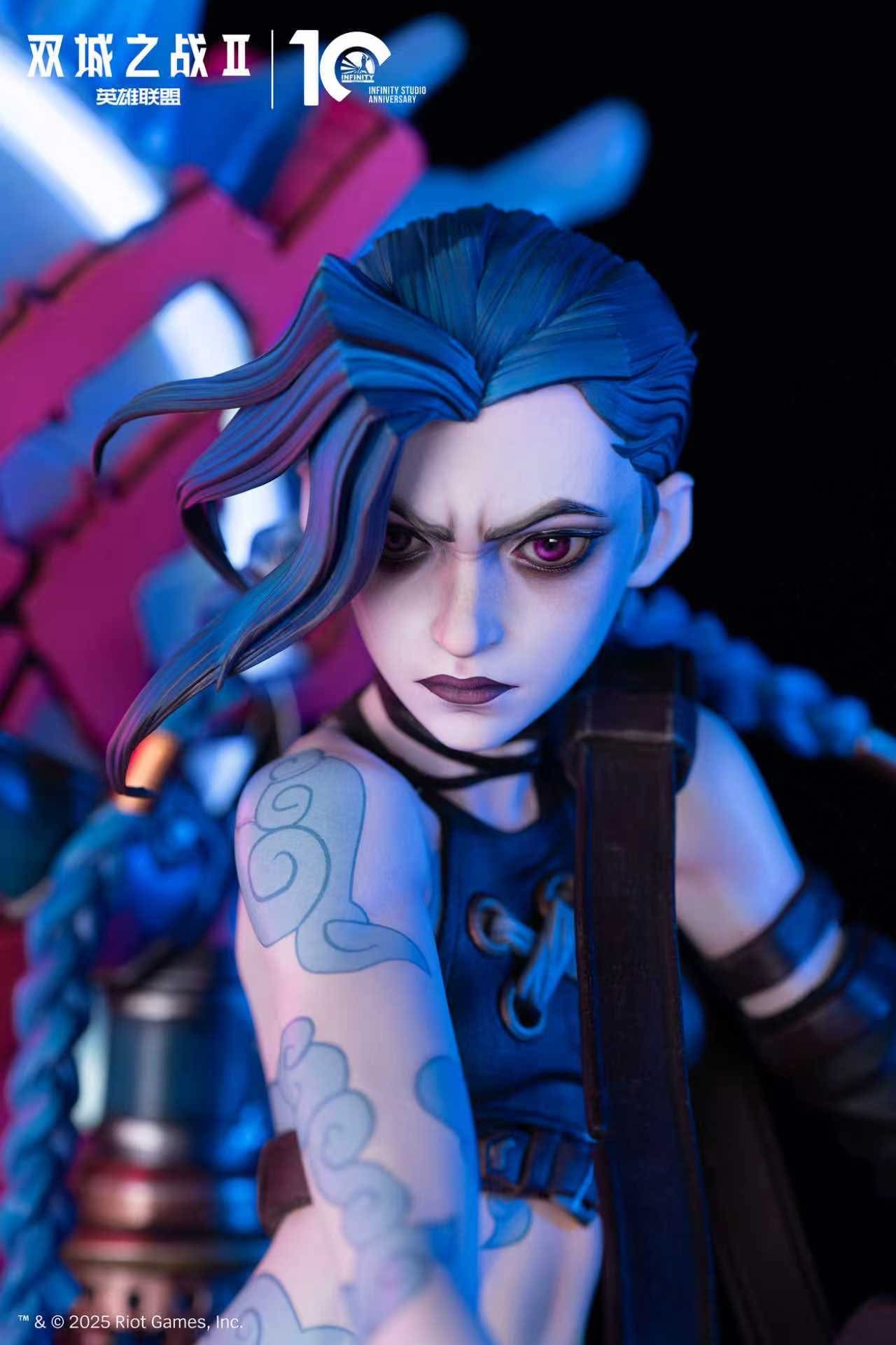 Arcane Season II Jinx Arrives as a Premium 1/4 Scale Statue from Infinity Studio