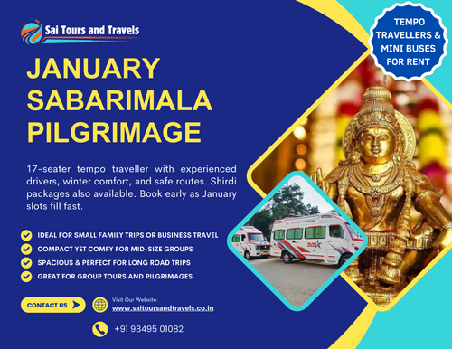 Pilgrimage travel requires reliability, safety and comfort.