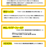 フィールド別使用可能BB弾③