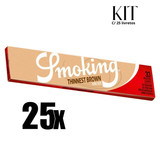 Seda Smoking Thinnest Brown King Size MCB Display c 25 Livretos (1)