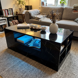 Putting a coffee table with storage by DHS in my living room