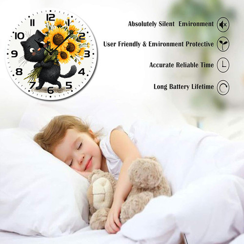 cute black cat carrying sunflower 001 03.jpg