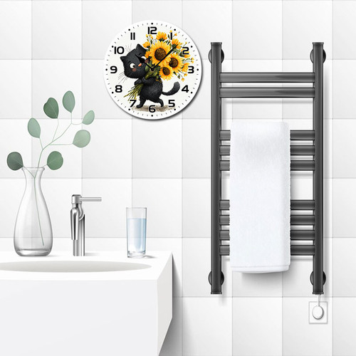 cute black cat carrying sunflower 001 06.jpg