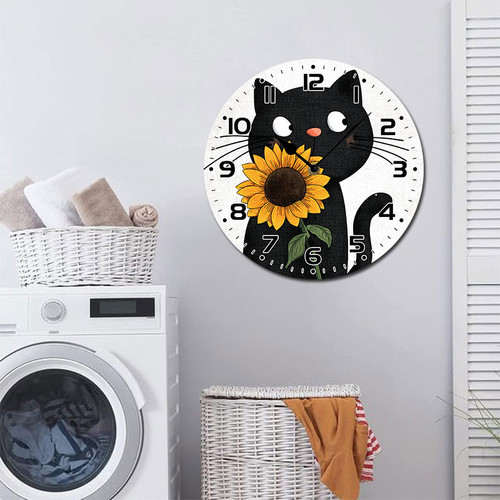 cute black cat carrying sunflower 004 07.jpg