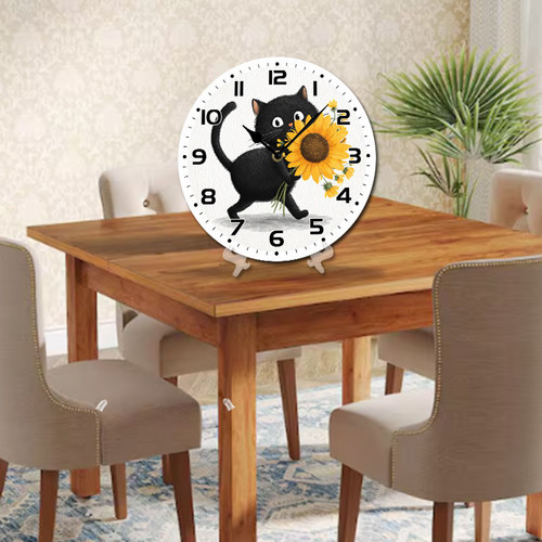 cute black cat carrying sunflower 005 05.jpg