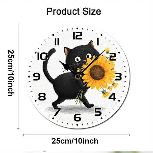 cute black cat carrying sunflower 005 02.jpg