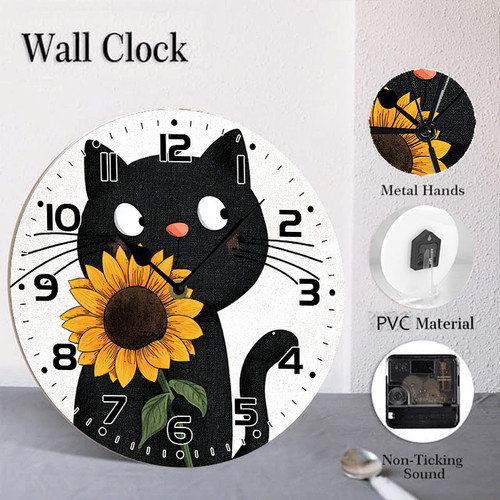 cute black cat carrying sunflower 004 04.jpg