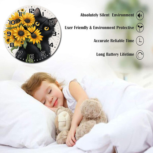 cute black cat carrying sunflower 002 03.jpg
