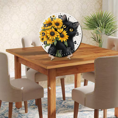 cute black cat carrying sunflower 002 05.jpg