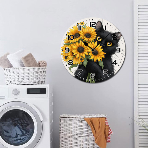 cute black cat carrying sunflower 002 07.jpg