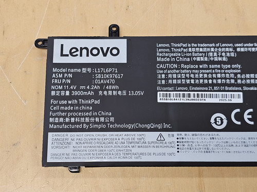 Li ion akku Thinkpad X280 B.jpg