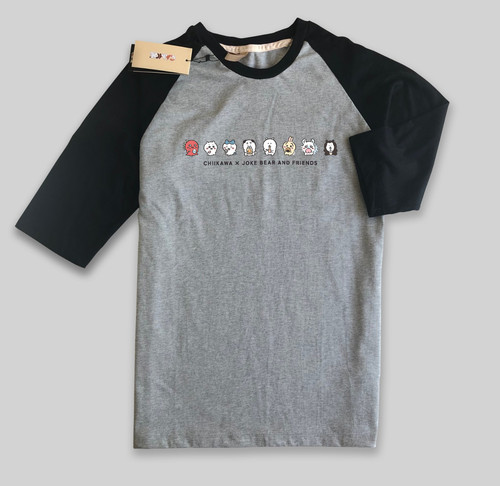 Raglan T Shirt 05 Black Grey.jpg