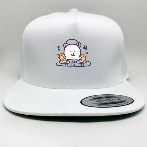 Snapback Hat 06 White.jpg