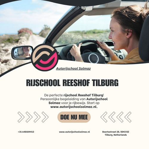 Op zoek naar een betrouwbare rijschool Reeshof Tilburg? Autorijschool Solmaz staat voor je klaar. On.jpg