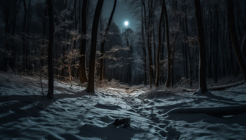 vecteezy mystery of the spooky winter night forest generated by ai 24790814.jpg