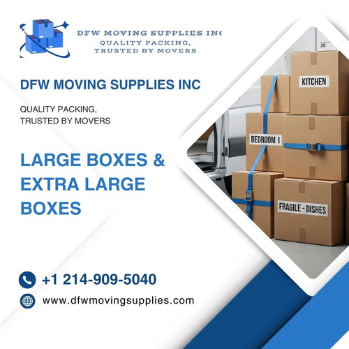 DFW Moving Supplies Inc large boxes & extra large boxes.jpg