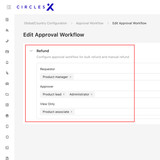 Configurable Approval Framework Maker Checker
