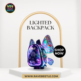 Lighted Backpack for Festivals, Travel &amp; Everyday Use