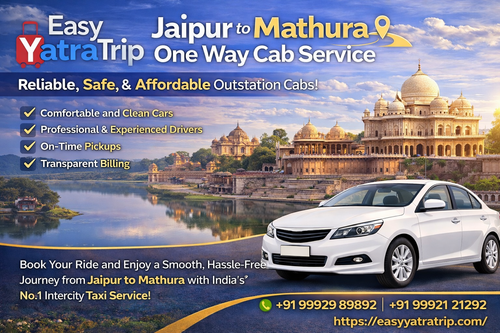 Jaipur to Mathura One Way Taxi Service.png