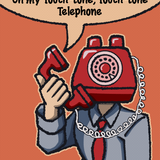 touch tone tele phone guy by madhouse box dgshot9