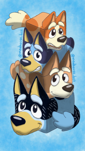 heeler tower bluey by madhouse box dfrrxeq