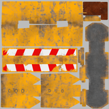 short barrier DefaultMaterial AlbedoTransparency