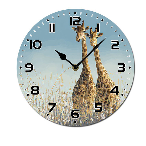 Giraffes Blue Sky Clouds 002 01.jpg