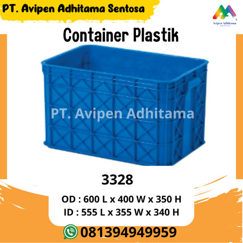 Container Plastik Industri Heavy Duty Type 3328