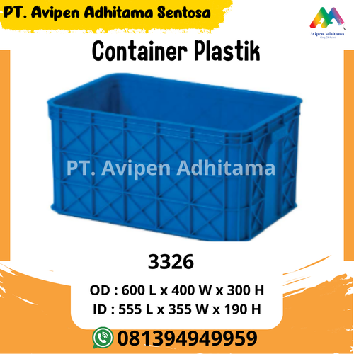 Container Plastik Industri Heavy Duty Type 3326